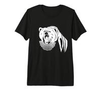 Ours avec Collier Ruth Bader Ginsburg I Dissent RGB T-Shirt Haut de Gamme