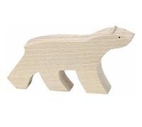 Ours Blanc Pompon Beige TU