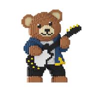 Ours Blocs de Construction, Adorable petit ours en Briques, Ensemble de Micro-Briques 3D pour Adultes et Adolescents, Décoration pour la Maison et le Bureau, Cadeau D'anniversaire - 5500 pièces