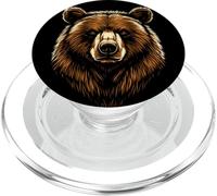 Ours Brun Grizzly Ours Frères Ours Brun PopSockets PopGrip pour MagSafe