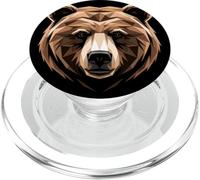 Ours Brun Grizzly Ours Frères Ours Brun PopSockets PopGrip pour MagSafe