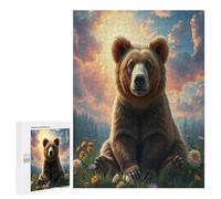 Ours Brun Puzzles 500 Pièces Educa Artistique Edificio du Paysage Décoration Intérieure pour Adultes Et Enfants Assemblage Amusant Relaxation Challenge 500 PCS