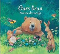 Ours brun trouve des oeufs