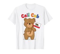Ours californien pour Enfants - Drapeau californien - Souvenir de l'État des États-Unis T-Shirt