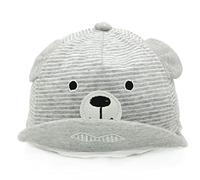Ours Casquette de Baseball Bébé Filles Garçons de 3-12 Mois, Motif Chapeau en Coton Chapeaux de Soleil Anti-UV Plage Douce Casquette Visière Réglable Nouveau-né Casquette pour Printemps Eté