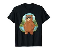 Ours Chill avec Lunettes de Soleil par The Lake Forest T-Shirt