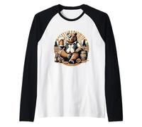 Ours cool boit de la bière dans la forêt Grizzly Festival Manche Raglan