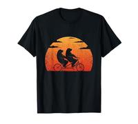 Ours couple cyclisme vélo rétro tandem T-Shirt
