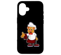 Ours Cuisinier Toque de Chef Coque pour iPhone 16