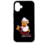 Ours Cuisinier Toque de Chef Coque pour iPhone 16 Plus