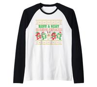 Ours Dansants de Noël Manche Raglan