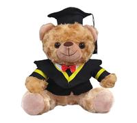 Ours de diplôme, ours de remise des diplômes | Animal rembourré câlin pour diplômés | Ours en peluche doux avec lumière de corde pour diplômés de lycée, décoration de remise des diplômés