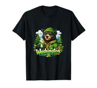 Ours de la forêt de Washington Cozy Nature Vibes T-Shirt