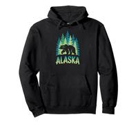 Ours de l'Alaska - Souvenir de Voyage dans la forêt Sauvage Sweat à Capuche