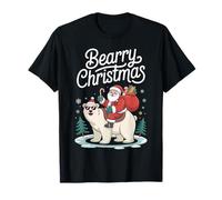 Ours de Noël Amusant en Forme de Père Noël T-Shirt