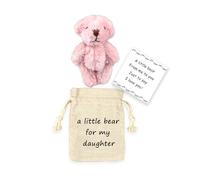 Ours de Poche Petit ami Longue Distance Je t'aime Cadeau Couple Relation Longue Distance Cadeau d'anniversaire pour Lui (Daughter)