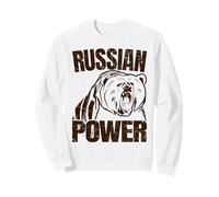 Ours de Puissance Russe Saying Russia Gym Bodybuilding Sweatshirt