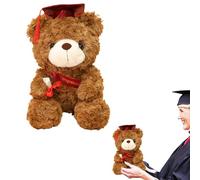 Ours De Remise Des Diplômes - Peluche En Coton PP | Petit Cadeau Mignon De En Peluche À Casquette Souple | Un Adorable Souvenir Aide À Célébrer Une Étape Importante Pour La Saison Des Cérémonie