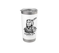 Ours debout Ponca Tribe Gobelet isotherme en acier inoxydable double paroi