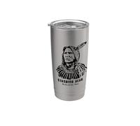 Ours debout Ponca Tribe Gobelet isotherme en acier inoxydable double paroi