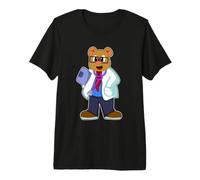 Ours Docteur Stéthoscope T-Shirt Haut de Gamme