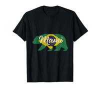 Ours Drapeau du Brésil Mami Mom T-Shirt