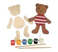 Ours pantin en bois a peindre -