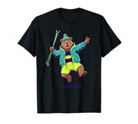 Ours en Cuir avec bière Party Apres Ski Bayern T-Shirt