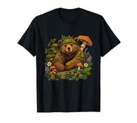 Ours en Mousse dans Les Champignons Enchanted Forest Magic T-Shirt