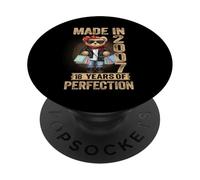 Ours en Peluche 18 Ans fabriqué en 2007 pour Femme PopSockets PopGrip Adhésif