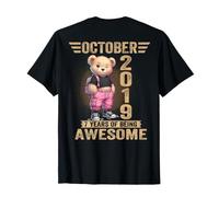 Ours en Peluche 7 Ans Octobre 2019 T-Shirt
