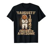 Ours en Peluche 84 Ans août 1942 pour Femme T-Shirt