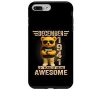 Ours en Peluche 84 Ans décembre 1941 pour Homme et Femme Coque pour iPhone 7 Plus/8 Plus