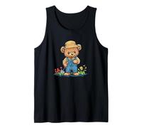 Ours en peluche amusant avec fleurs pour un look cool Débardeur