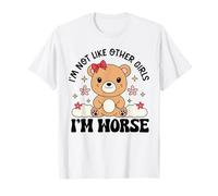 Ours en Peluche Amusant avec Inscription « I'm Not Like Other Girls I'm Worse » T-Shirt