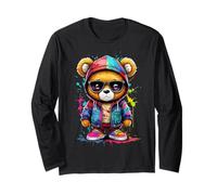Ours en peluche amusant pour hommes, femmes, enfants amoureux des ours en peluche Manche Longue