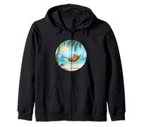 Ours en Peluche Amusant sur la Plage dans Un hamac pour Les Fans de Vacances Sweat à Capuche