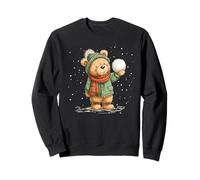 Ours en Peluche avec Effet Boule de Neige Sweatshirt
