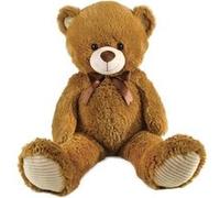Ours en Peluche avec Noeud 100 cm PLANET PLUCH Magnifique ours de 1 metre en peluch Marron G