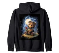 Ours en Peluche avec Un Roses Enfants Roses Ours en Peluche Sweat à Capuche