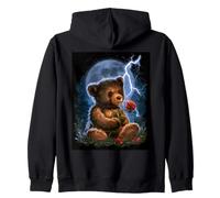 Ours en Peluche avec Un Roses Enfants Roses Ours en Peluche Sweat à Capuche