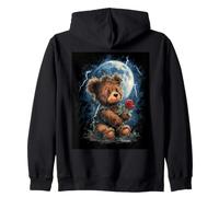 Ours en Peluche avec Un Roses Enfants Roses Ours en Peluche Sweat à Capuche
