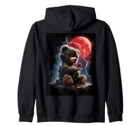 Ours en Peluche avec Un Roses Enfants Roses Ours en Peluche Sweat à Capuche