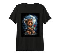 Ours en Peluche avec Un Roses Enfants Roses Ours en Peluche T-Shirt Haut de Gamme