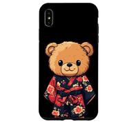 Ours en peluche câlin prêt pour un bel événement kimono Coque pour iPhone XS Max