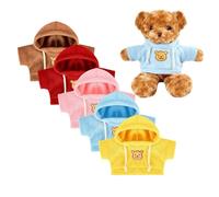 Ours en peluche, cet ours jouet en peluche en peluche, jouet en peluche maré-aimée | Vistaprint 12 pouces décoration en peluche d'ours mignon, 5 pièces de vêtements, ours en peluche mignon jouet en pe