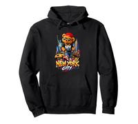 Ours en Peluche de New York, Voyages urbains, Street Art Sweat à Capuche