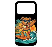 Ours en Peluche de Surf en été pour Les Amateurs de Planche de Surf Coque pour iPhone 17 Pro