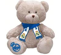 Ours en peluche doux et adorable du Real Madrid avec écharpe - Taille 20 cm Ours en peluche et écharpe du Real Madrid, Licence Officielle Cet ours en peluche du Real Madrid est le compagnon idéal des