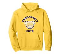 Ours en Peluche drôle Bleu Beige Dessin animé insupportable Mignon Sweat à Capuche